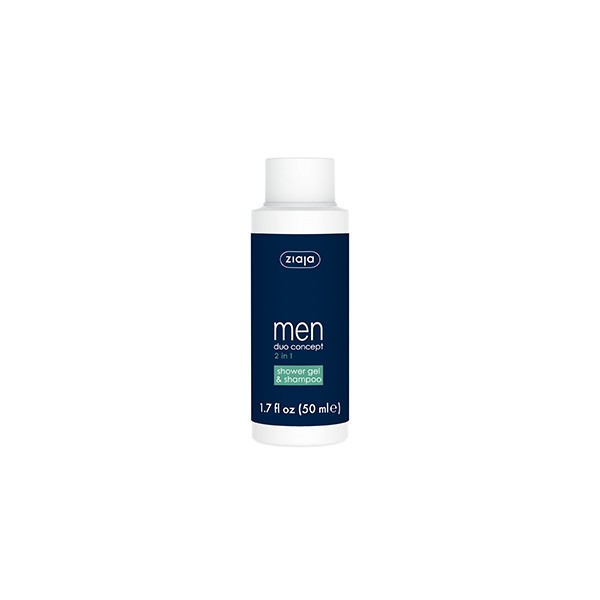 Tamaño Viaje Gel de baño y champú 2en1 para hombre 50 ml